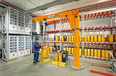 جرثقیل پرچمی یا بازویی